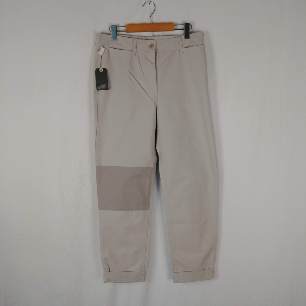 Wilfred Aritzia High Rise Relaxed Khaki Pant